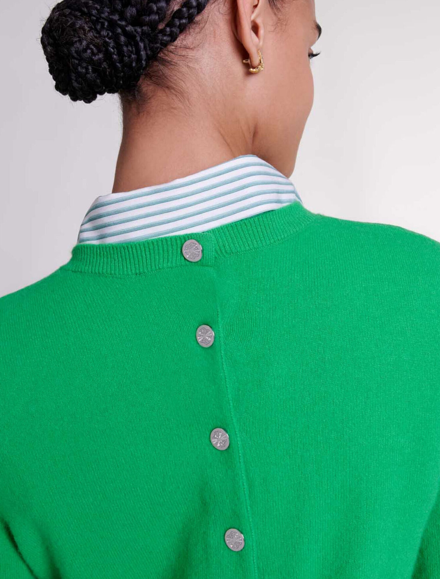 Cardigan en cachemire et laine