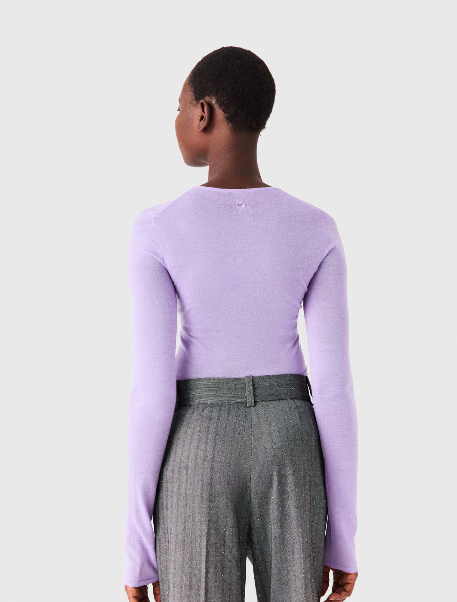 Pull col rond seconde peau