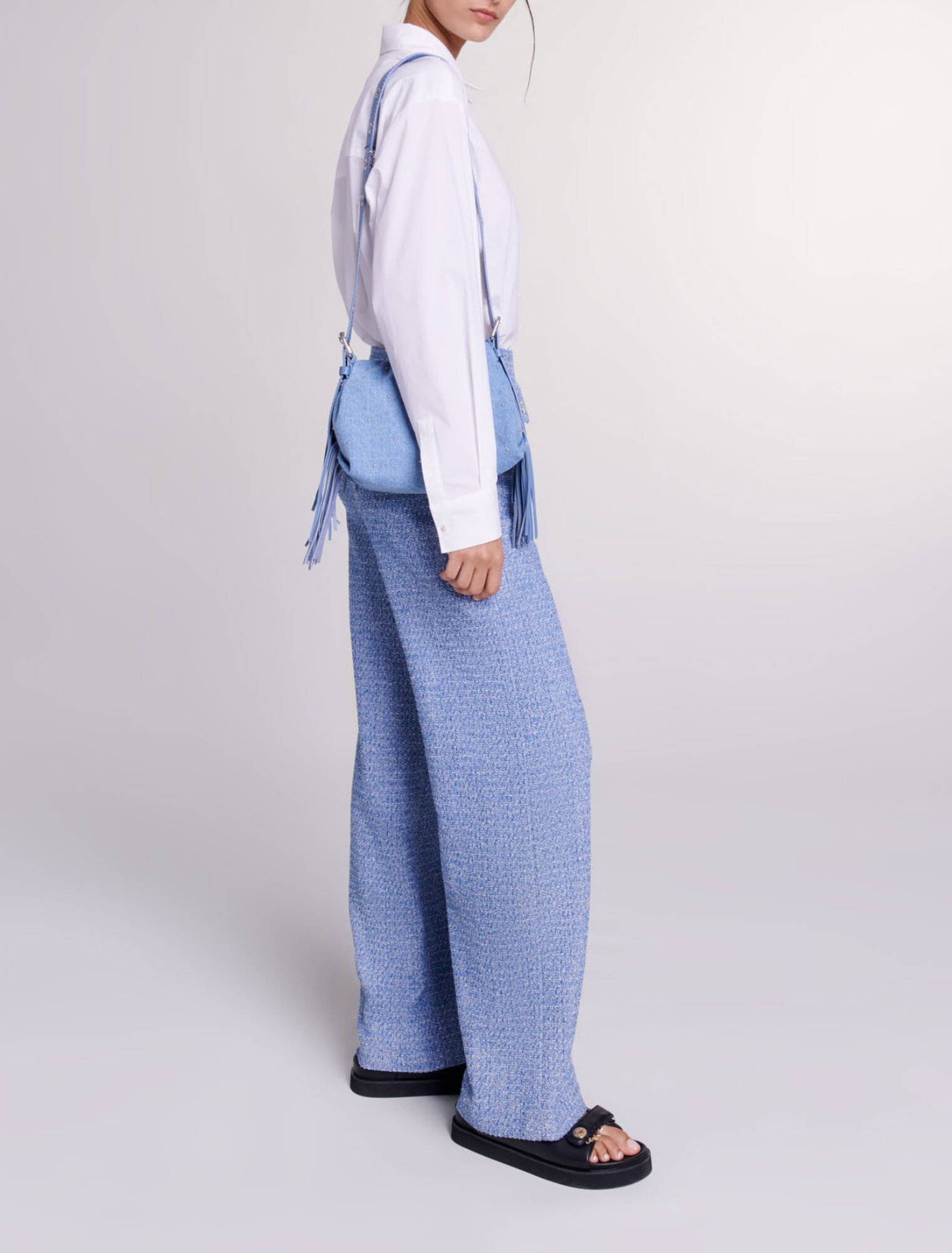 Pantalon en tweed