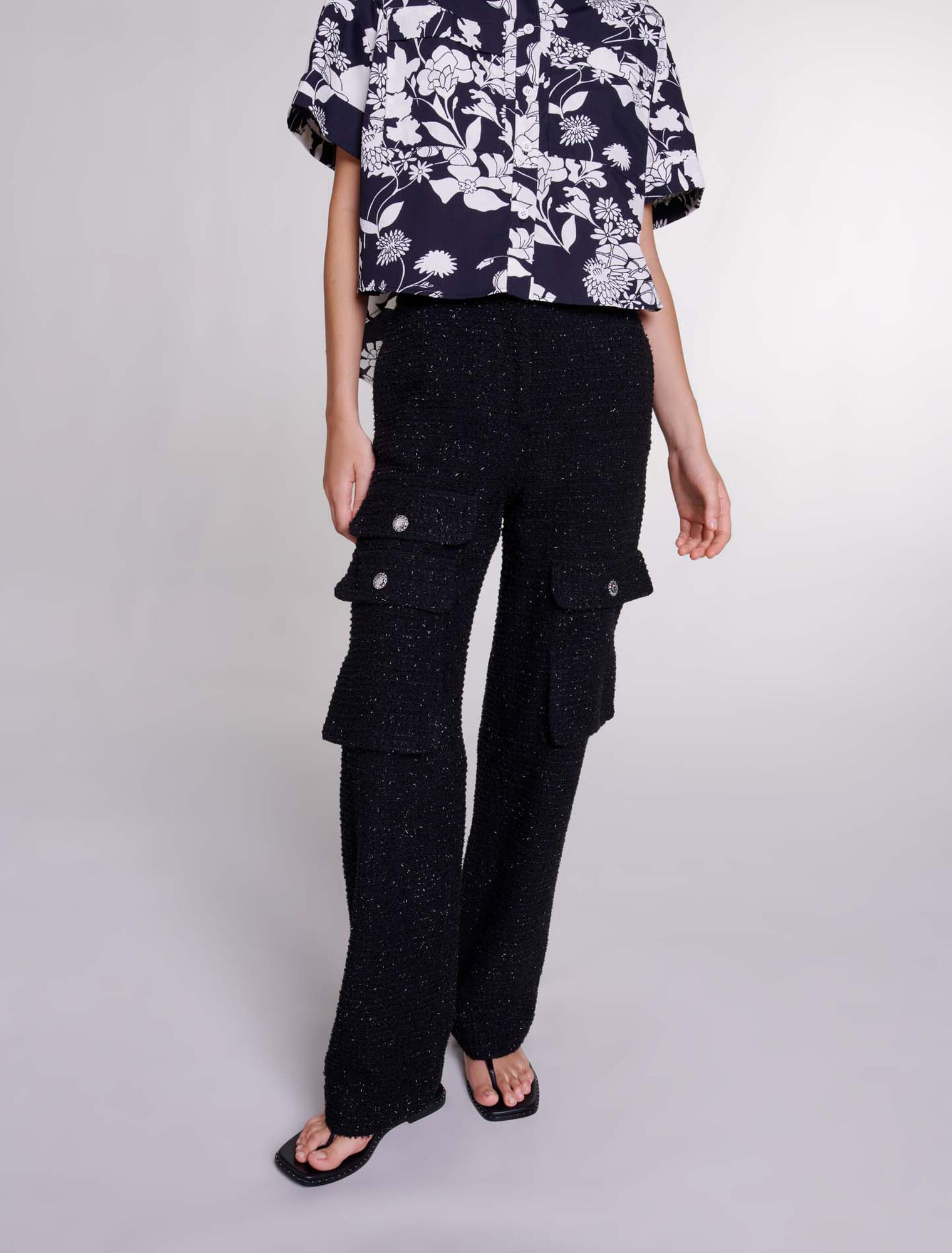 Pantalon en tweed