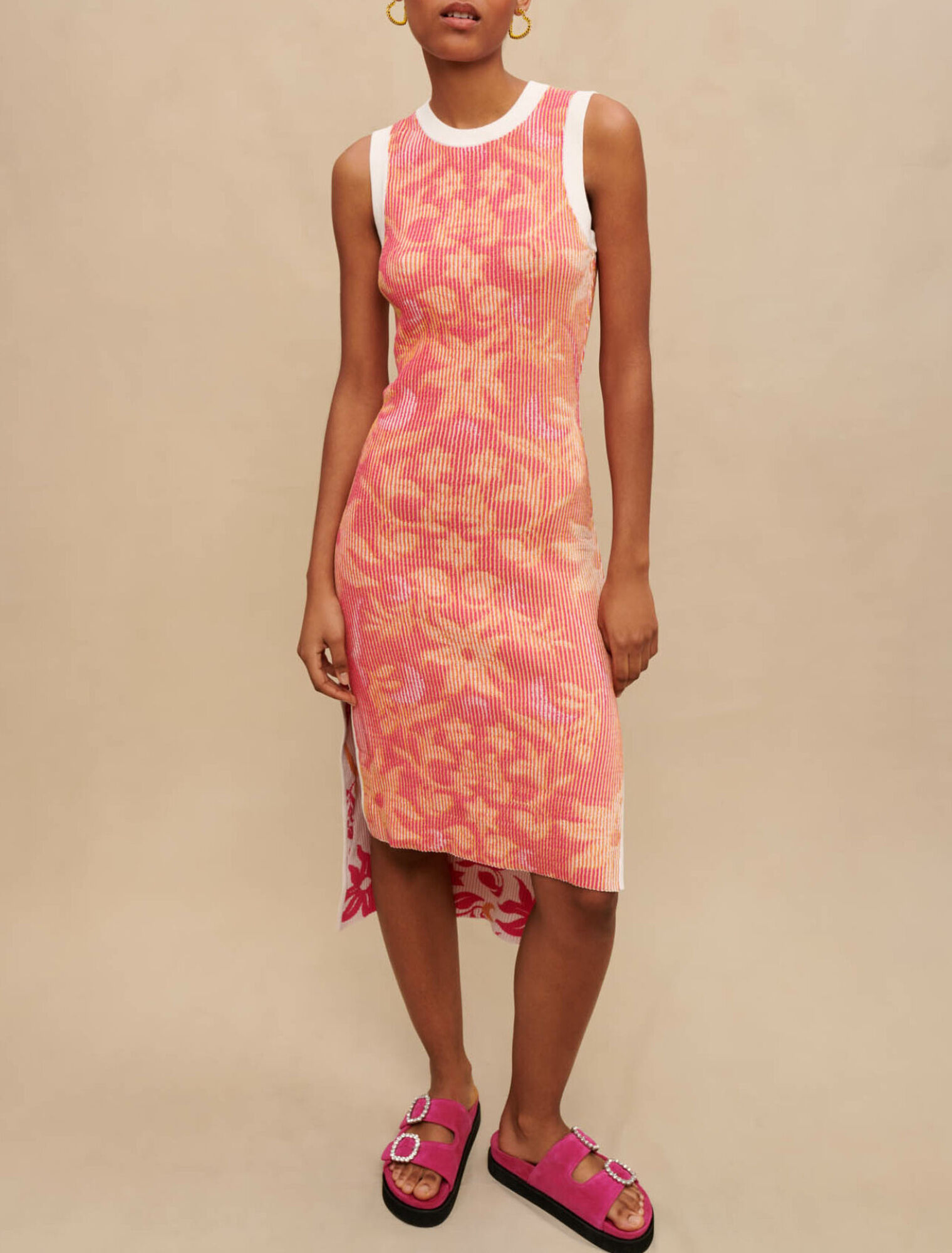 Robe réversible imprimée
