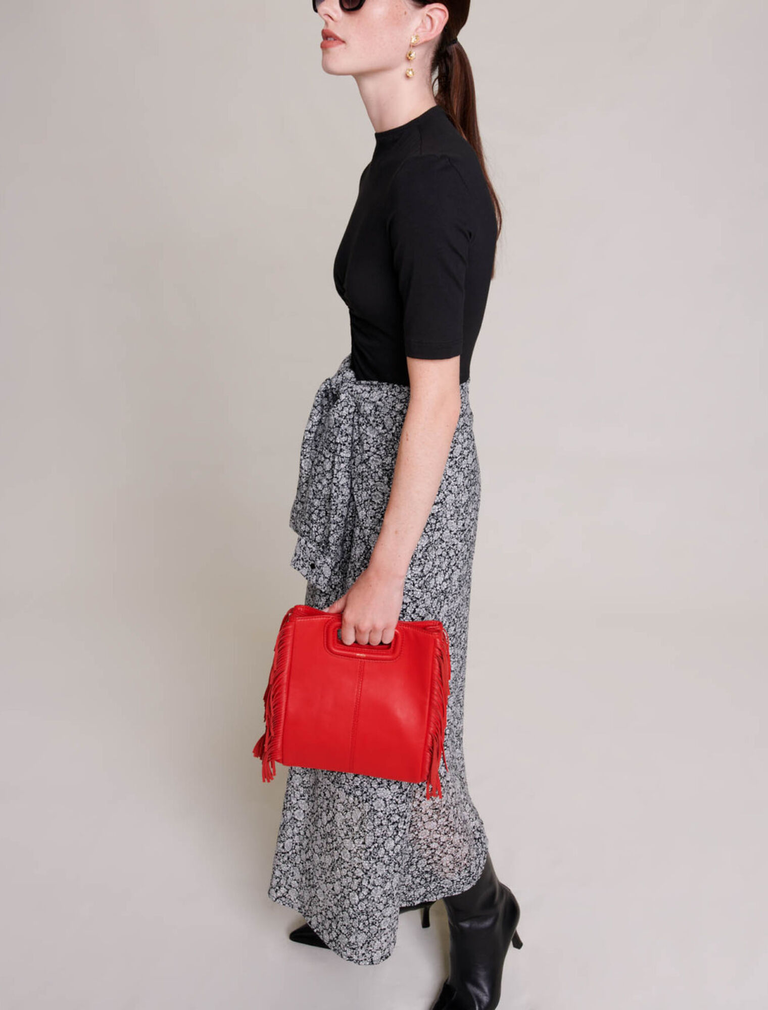 Robe longue fleurie