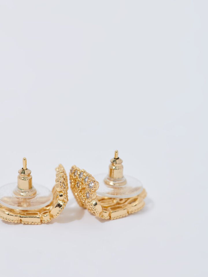 Boucles d'oreille à strass