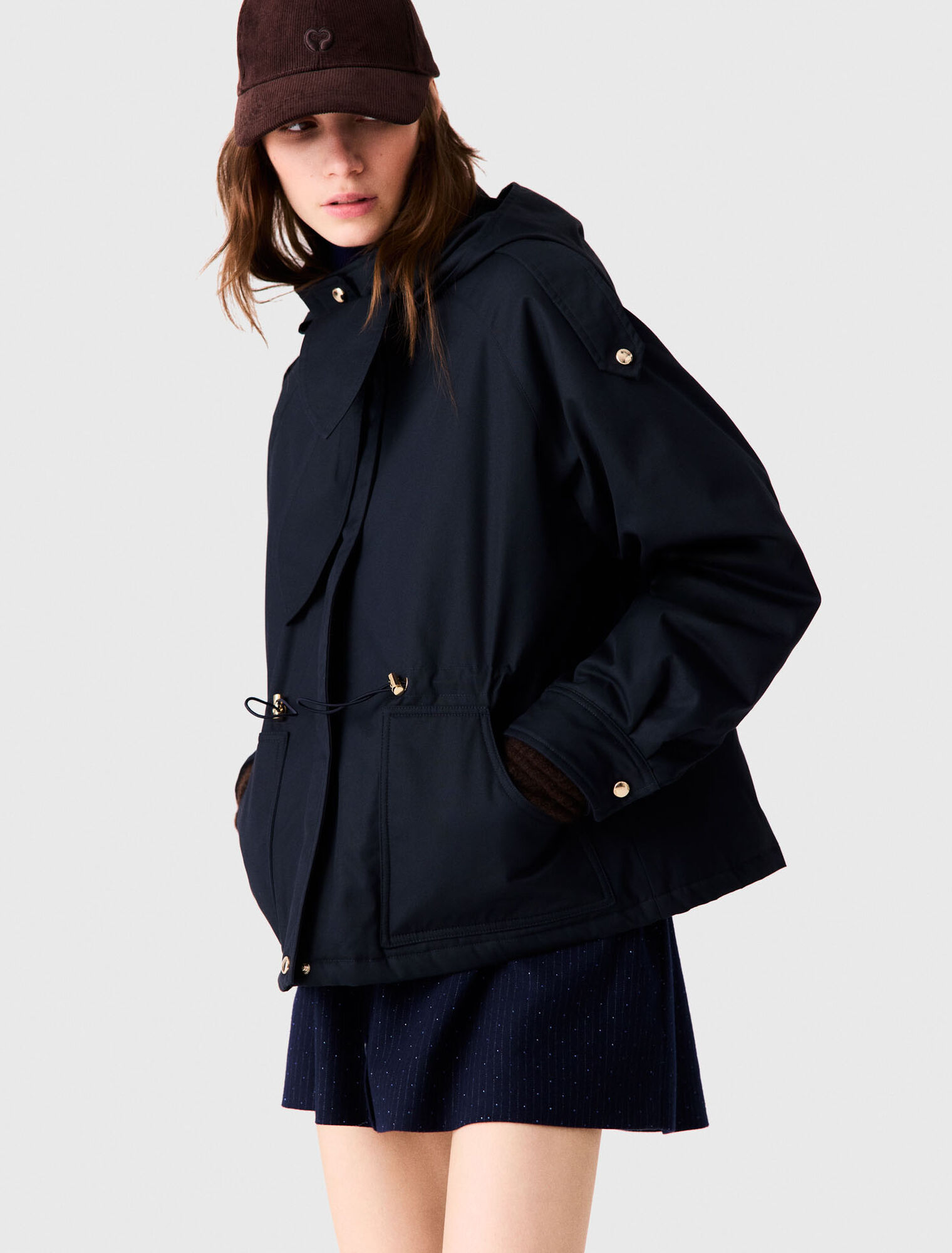 Parka mi-longue matelass&eacute;e