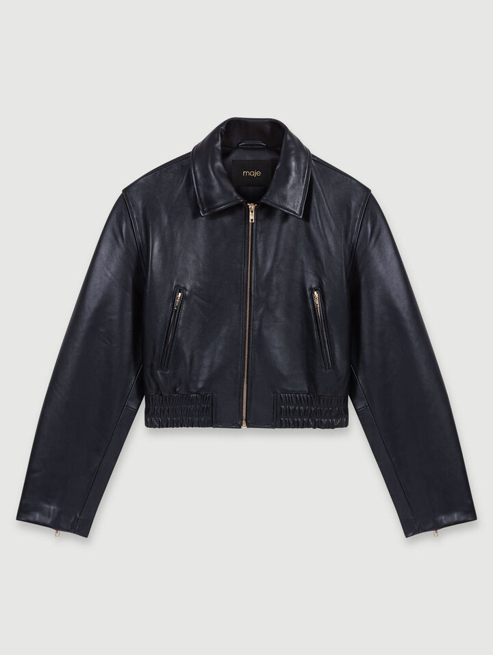 Blouson en cuir 