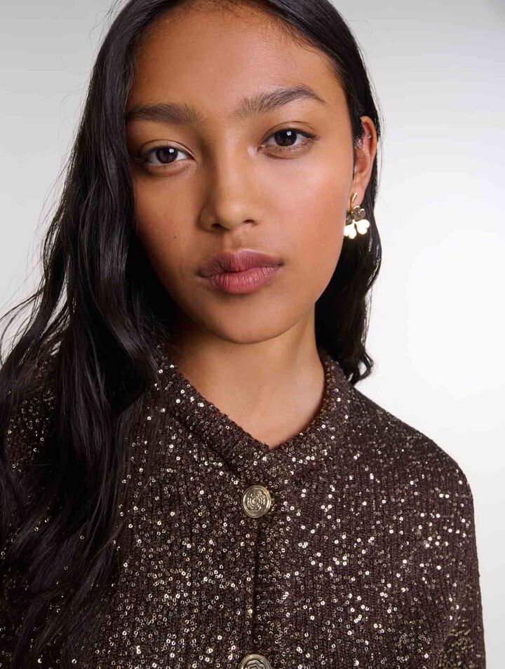 Cardigan à sequins