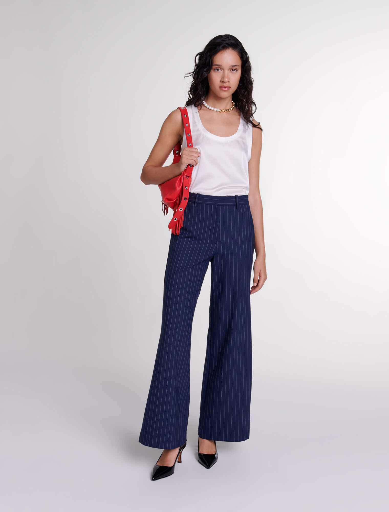 Pantalon à rayures 