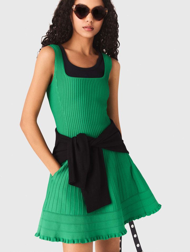 Robe patineuse en  maille