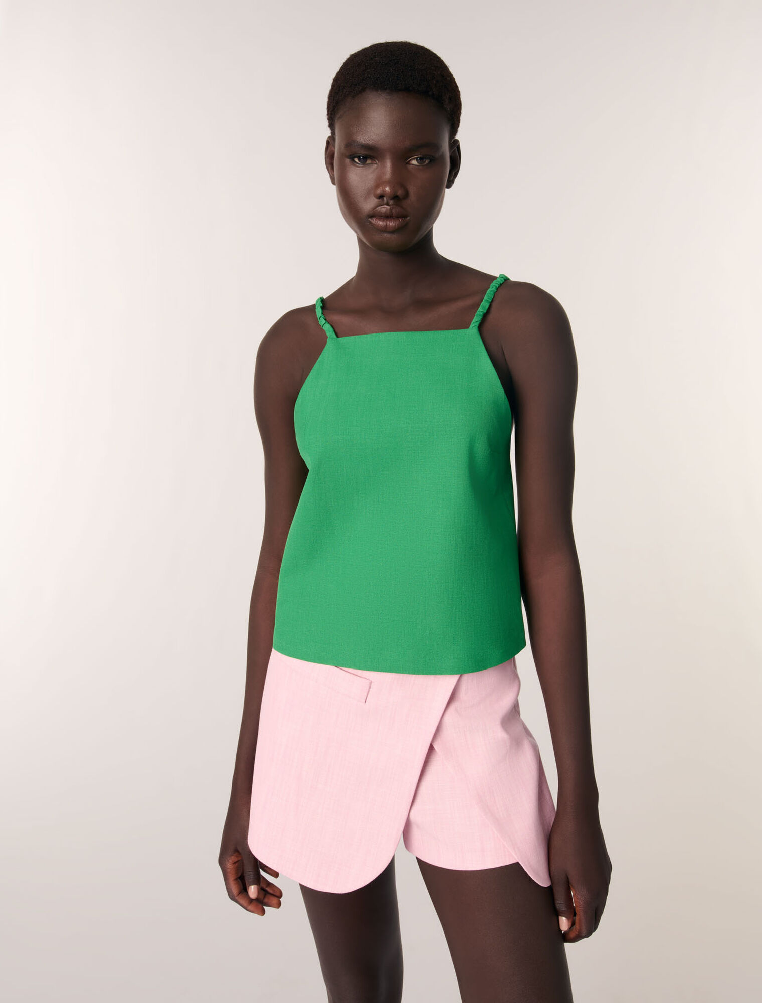 Short tailleur trompe l'œil