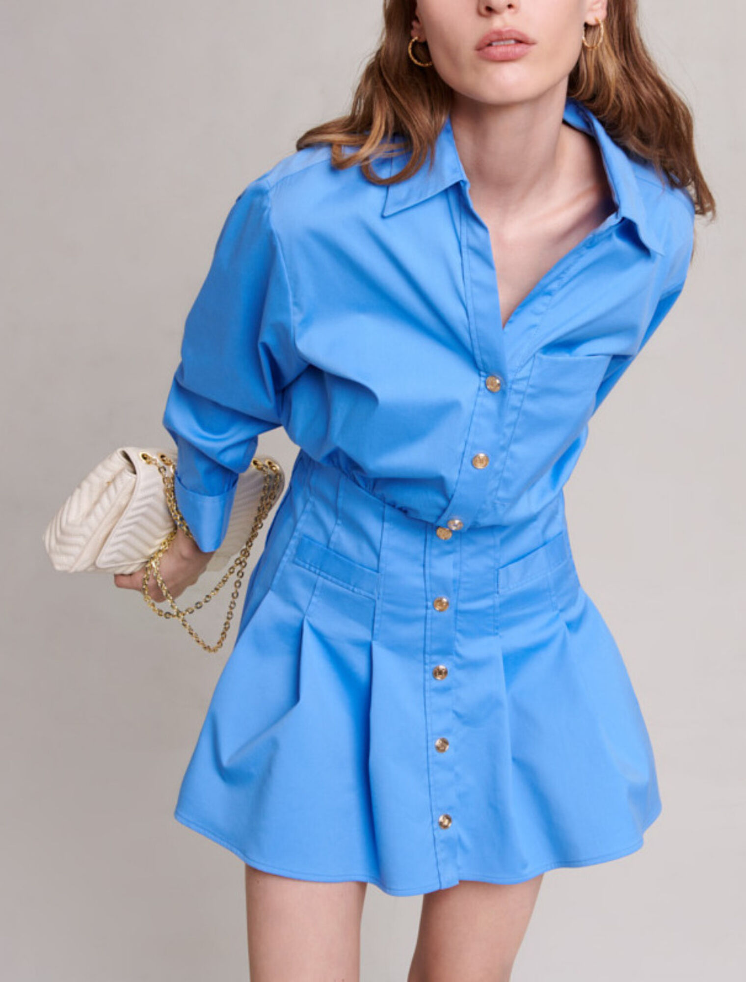 Robe chemise courte
