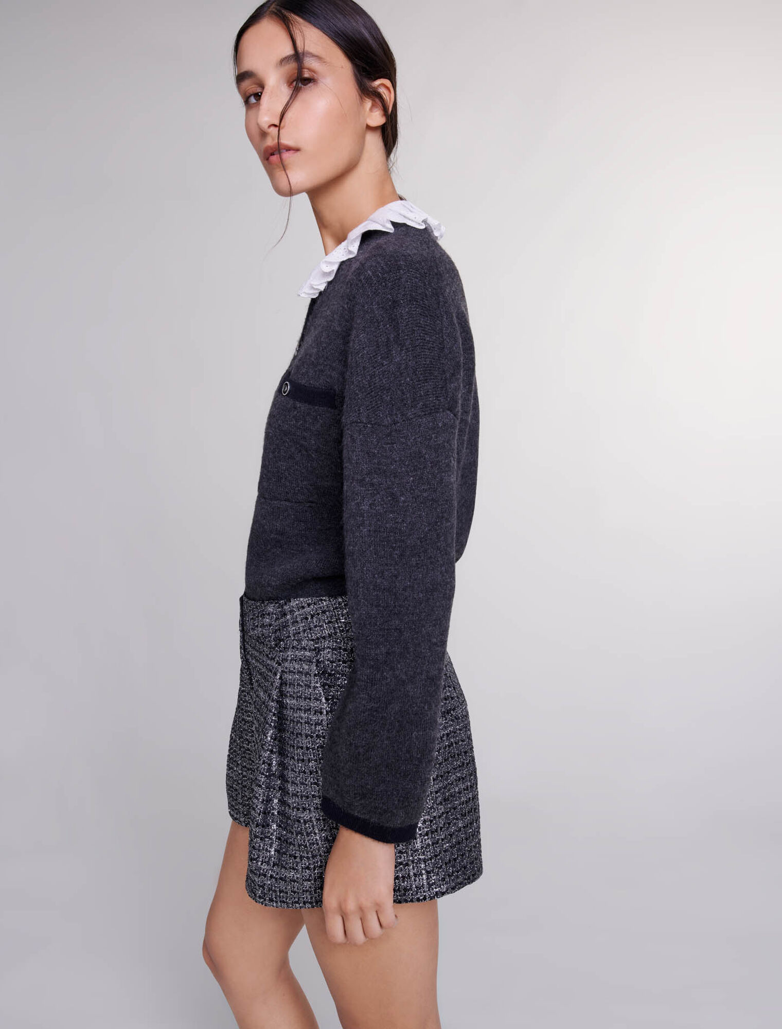 Short en tweed