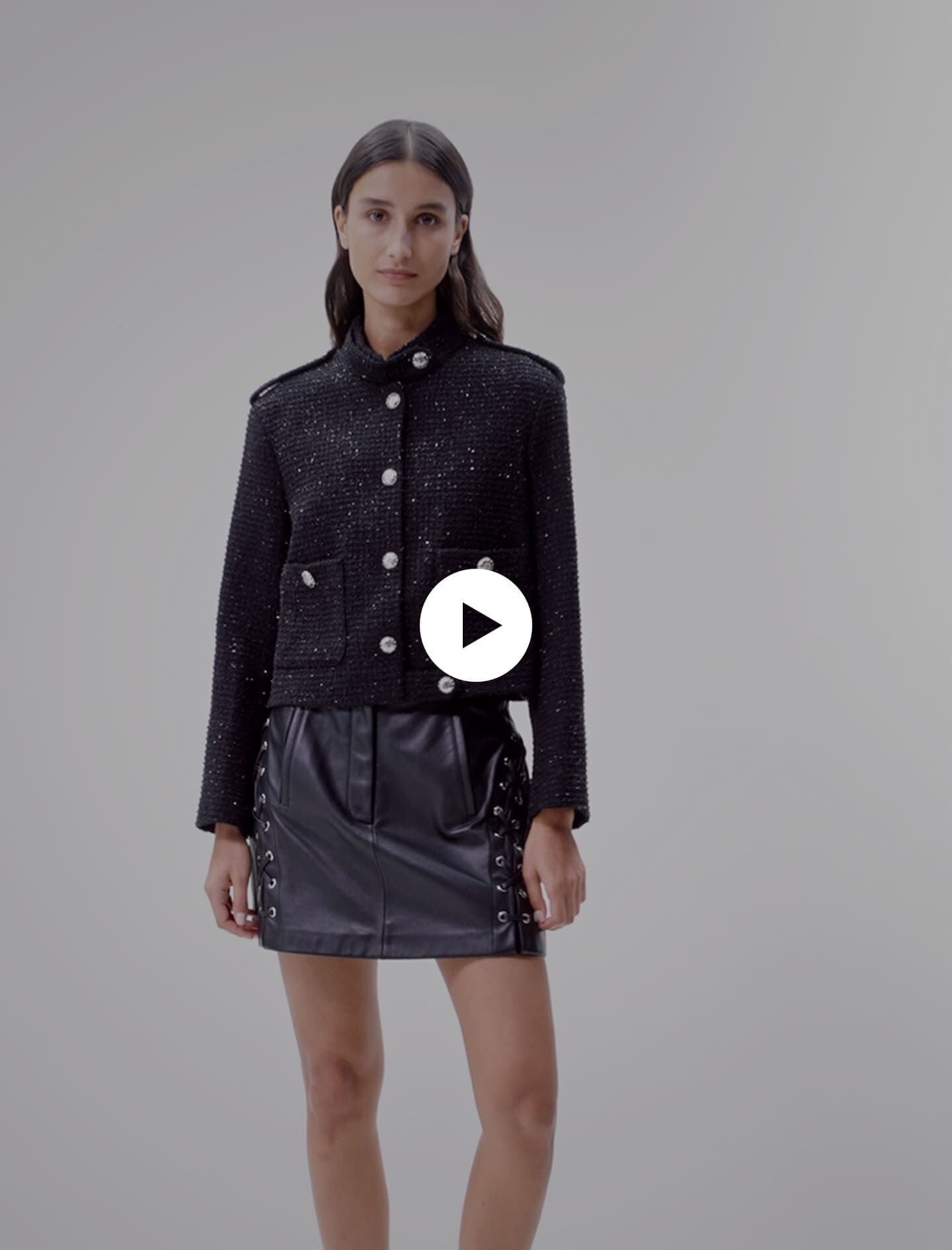 Veste tweed maje new arrivals