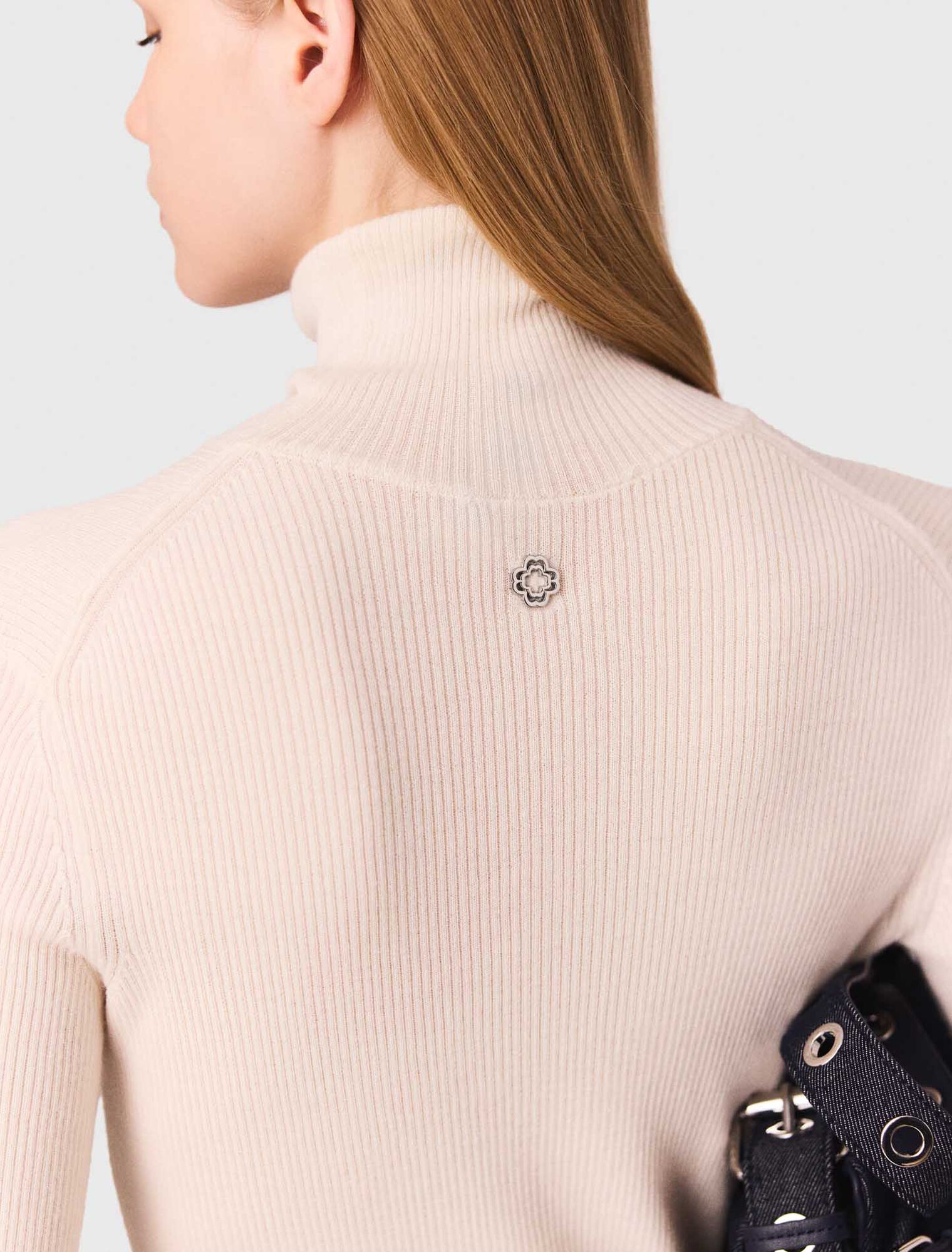 Pull en laine et soie