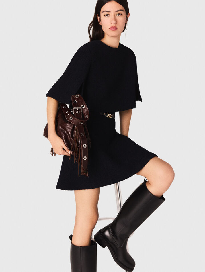 Robe 2en1 en tweed