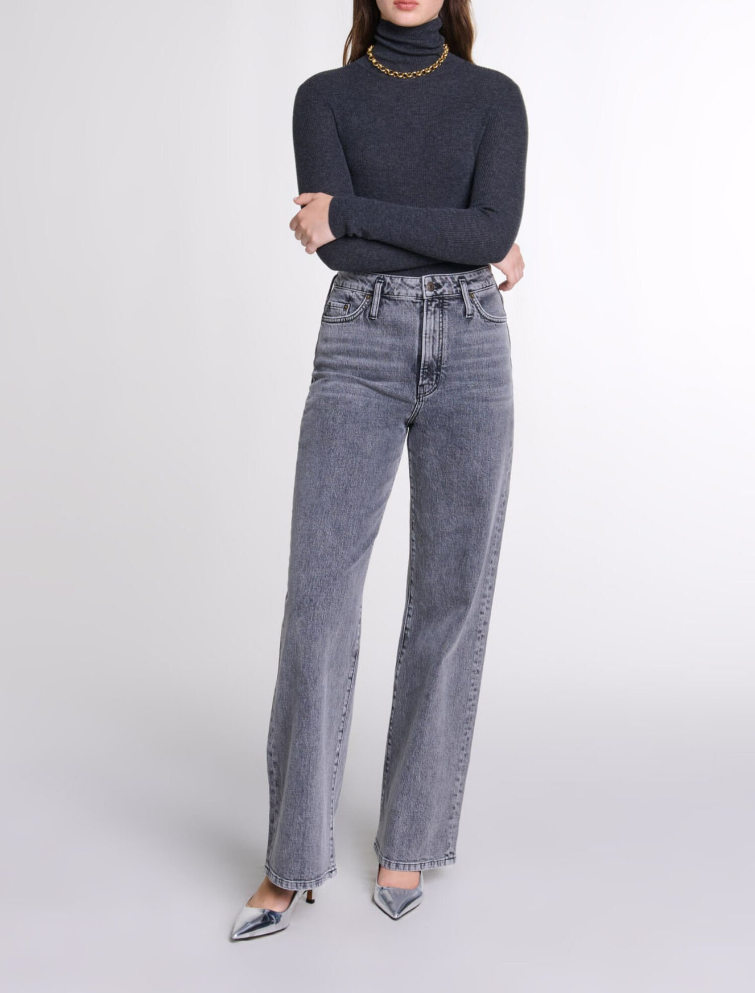 Pull en laine et soie