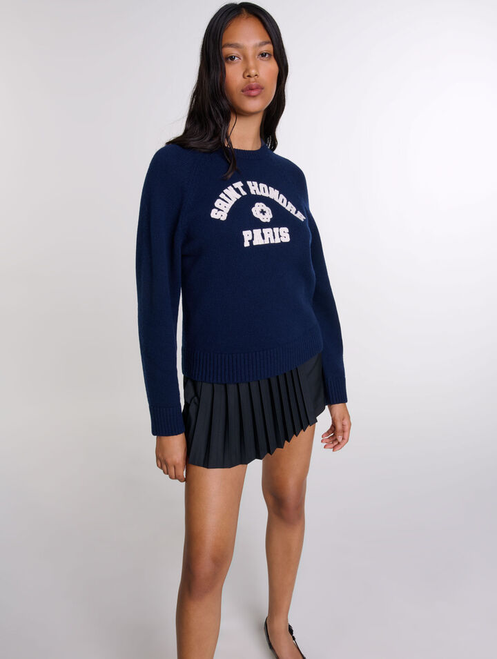 Pull en laine mélangée
