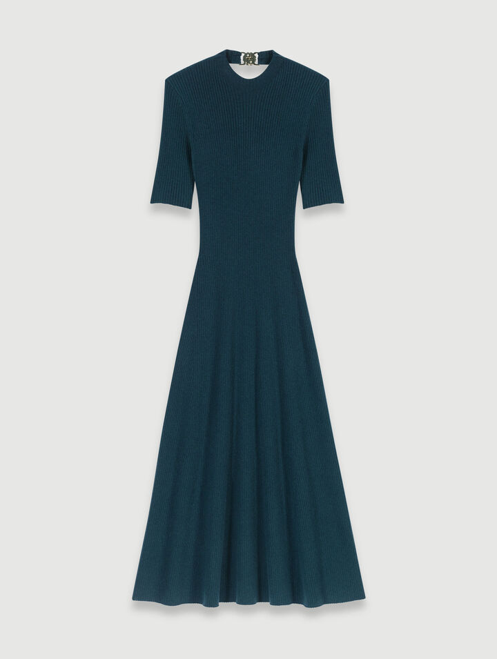 Robe longue en maille
