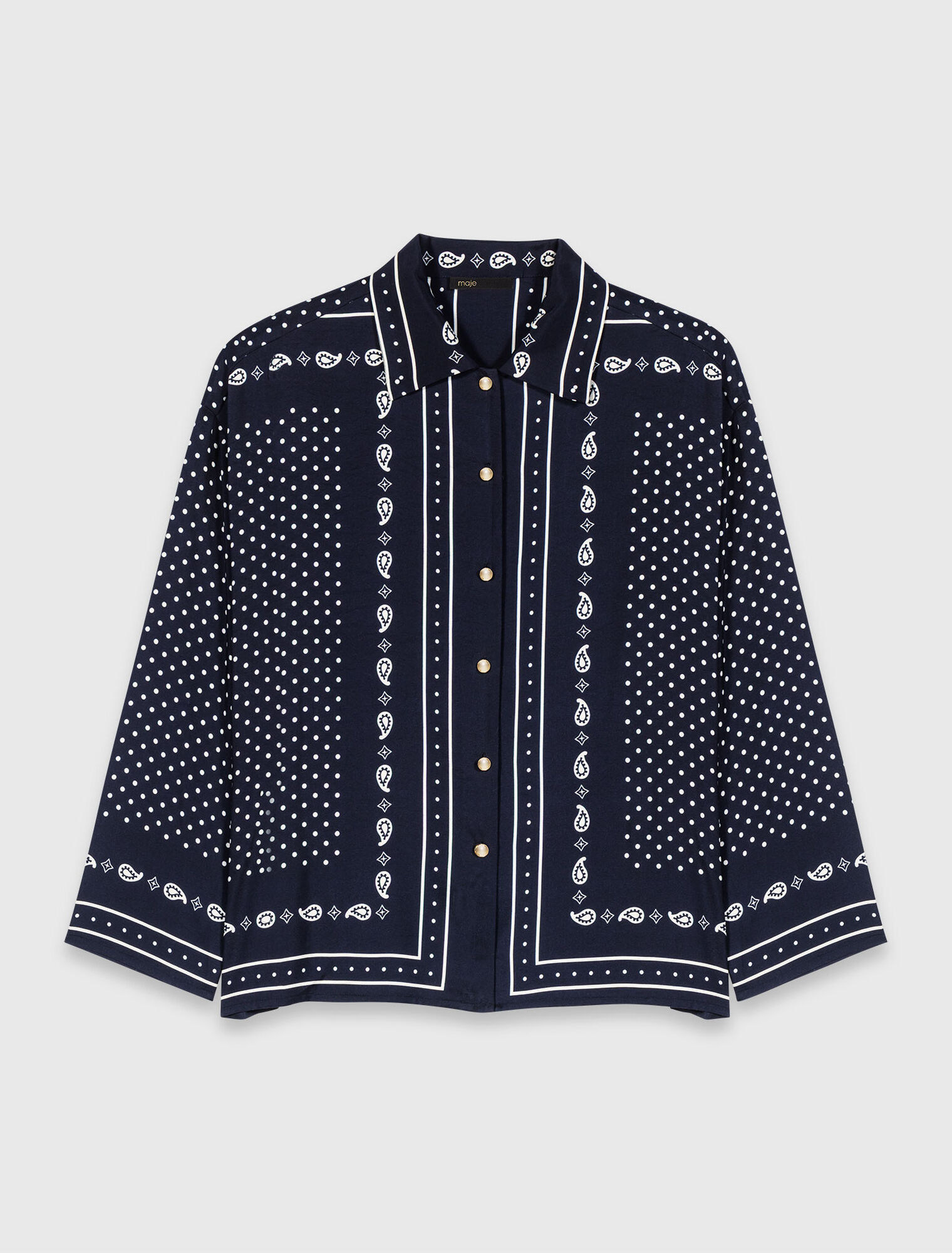 Chemise fluide imprim&eacute;e