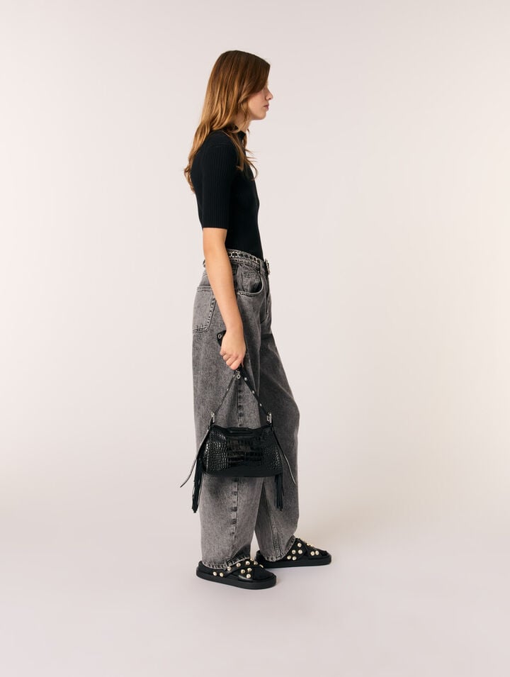 Sac Miss M Mini en cuir embossé