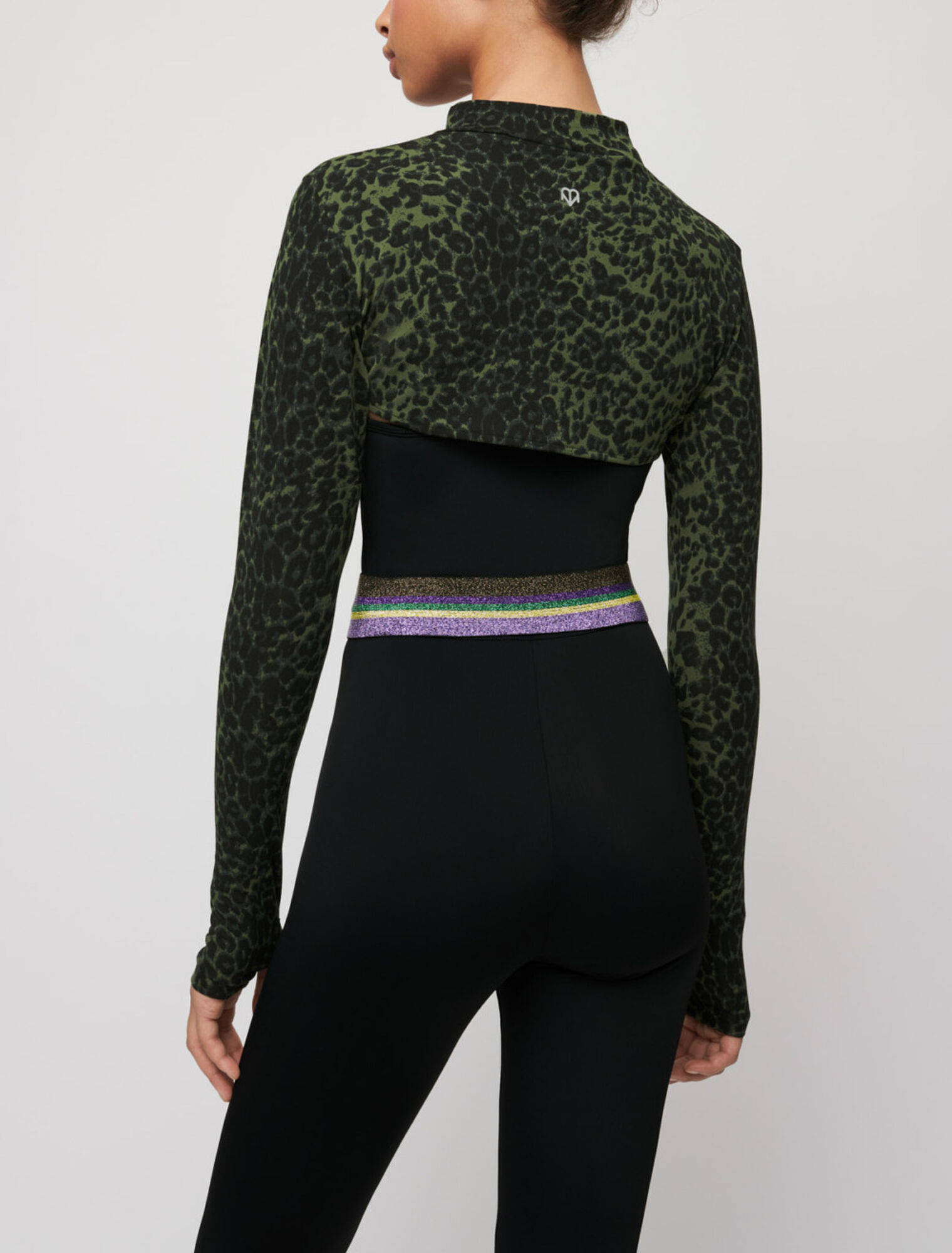 Mini crop top imprimé