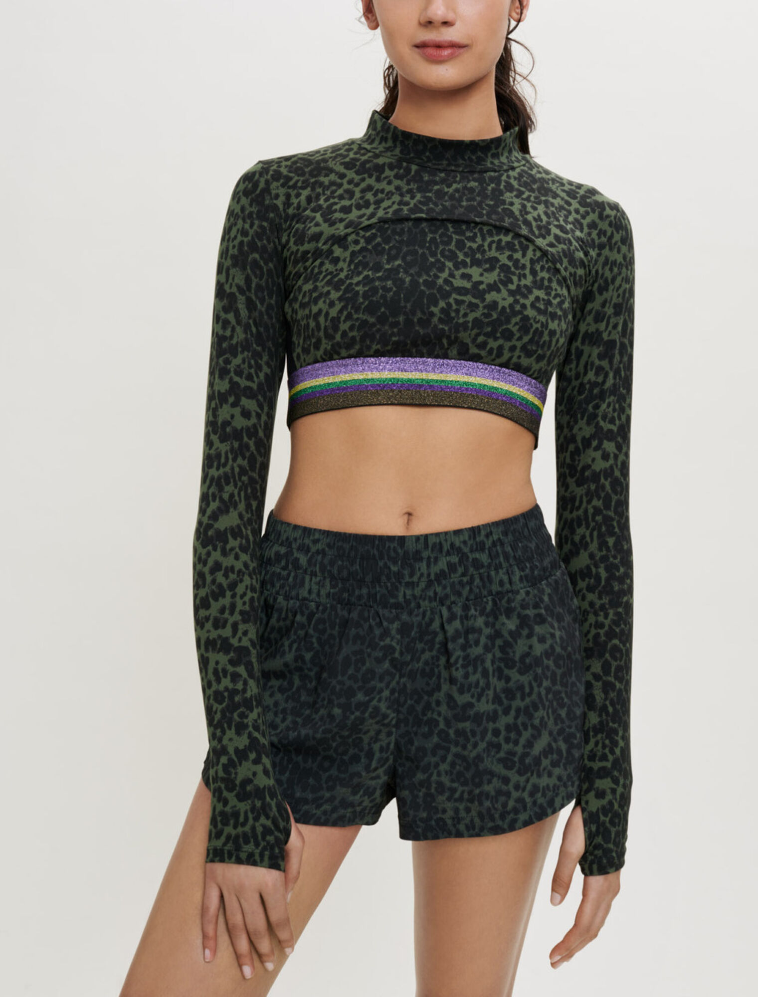 Short façon running imprimé