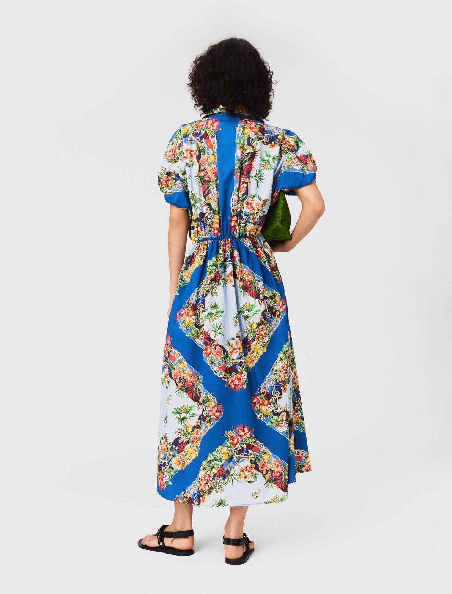 Robe longue imprimée