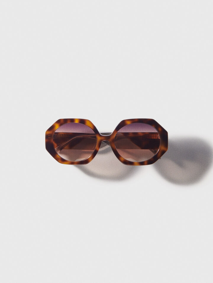 Lunettes rondes en acétate