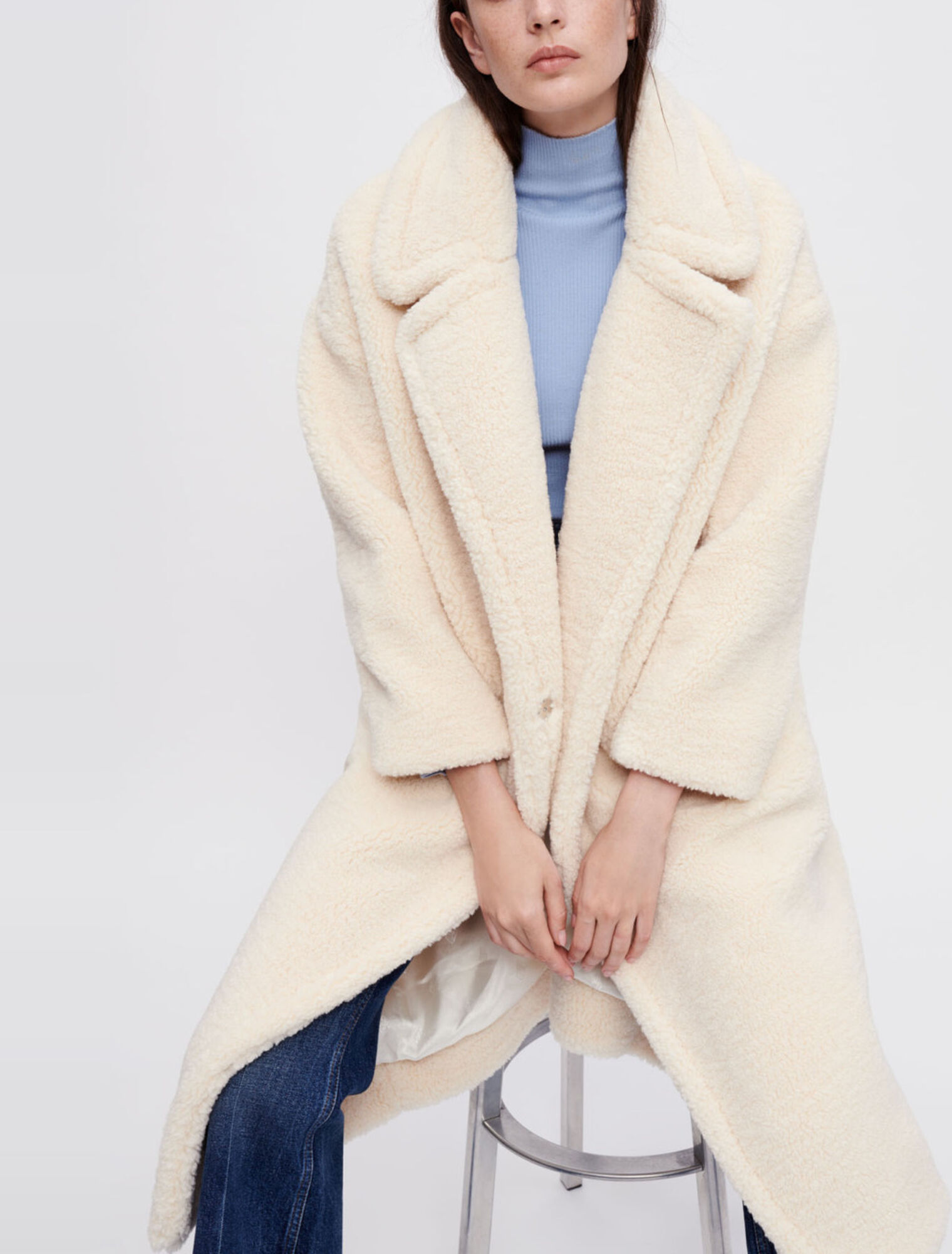 Manteau façon fourrure