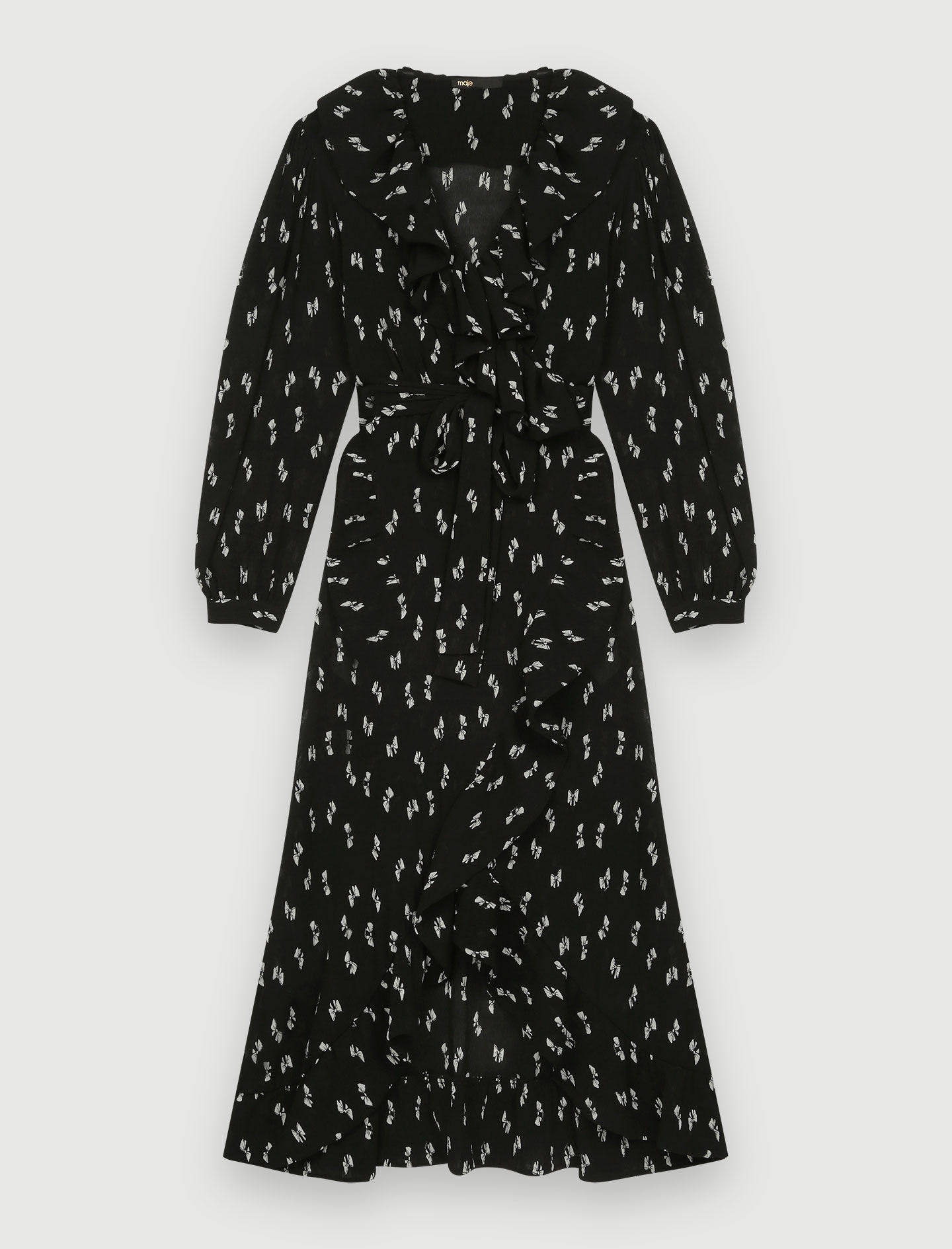 maje★ ROBE LONGUE A VOLANTS ワンピース maje☆ ROBE LONGUE A VOLANTS ワンピース