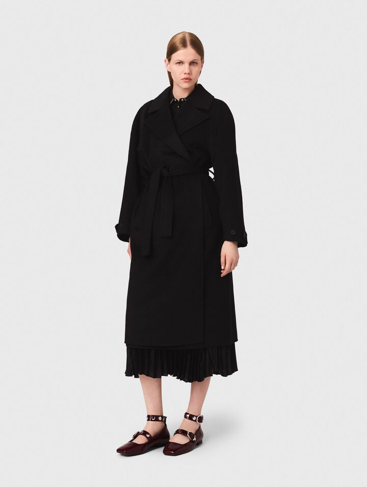 Manteau mi-long double face
