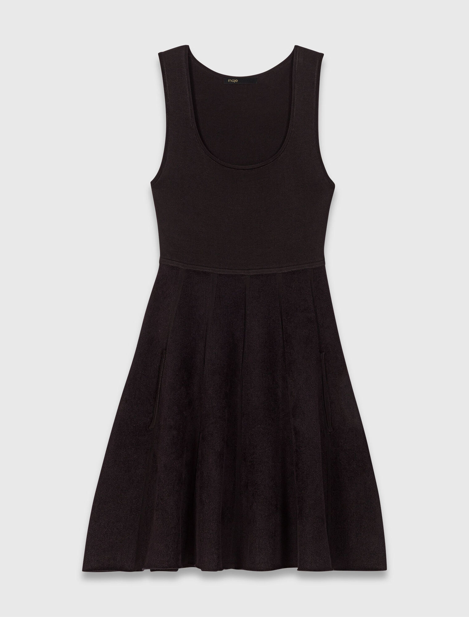 Robe 2en1 effet velours