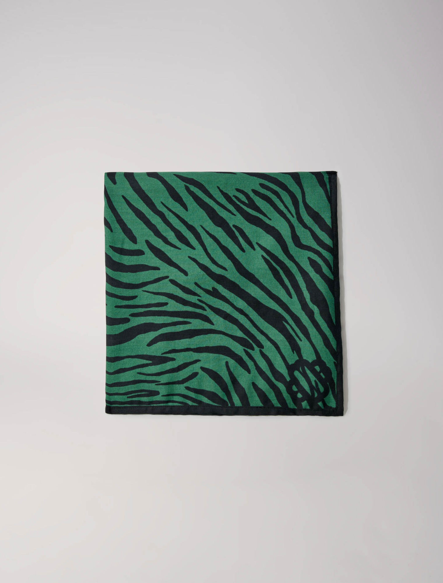 Foulard imprimé zèbre