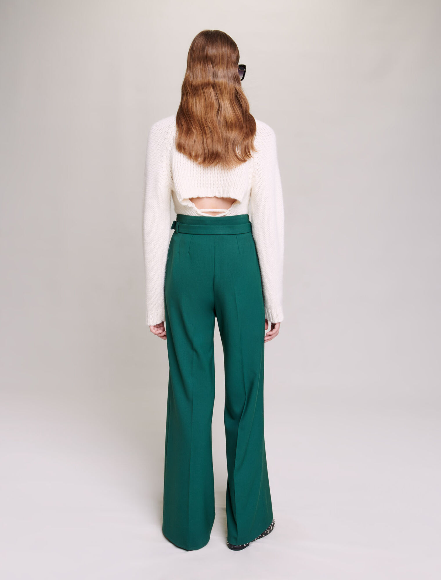 Pantalon de tailleur large