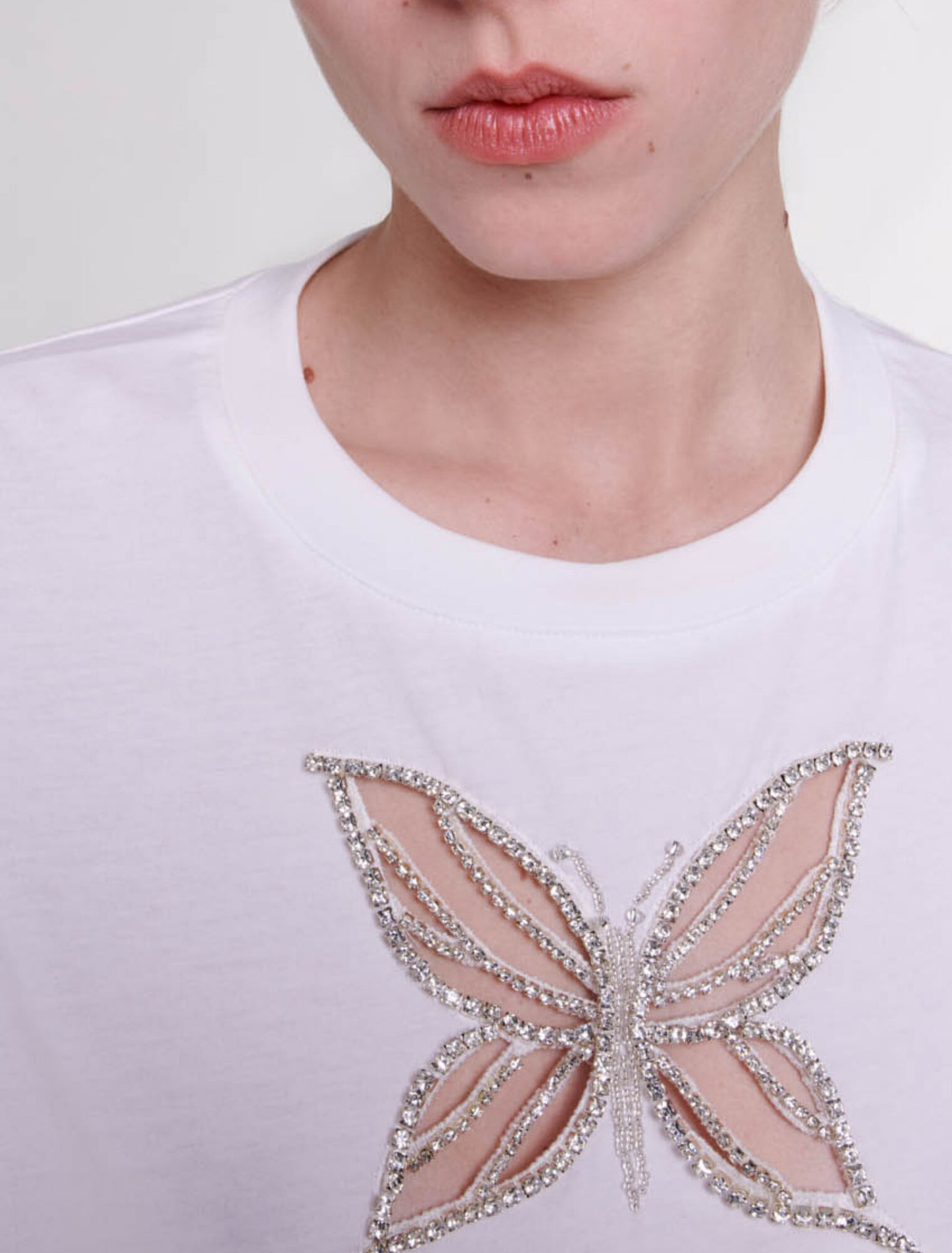 Tee-shirt à strass