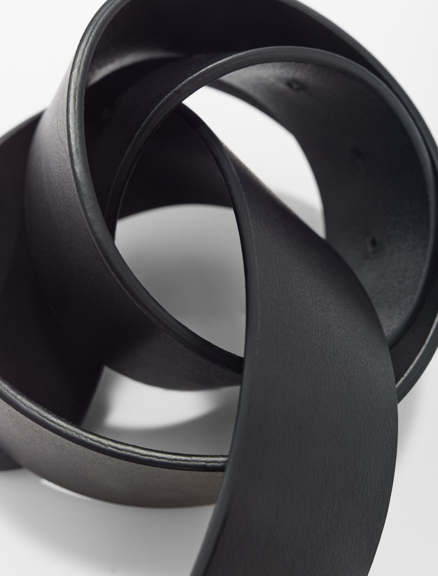 Ceinture en cuir lisse