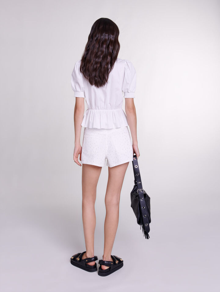 Chemise smockée