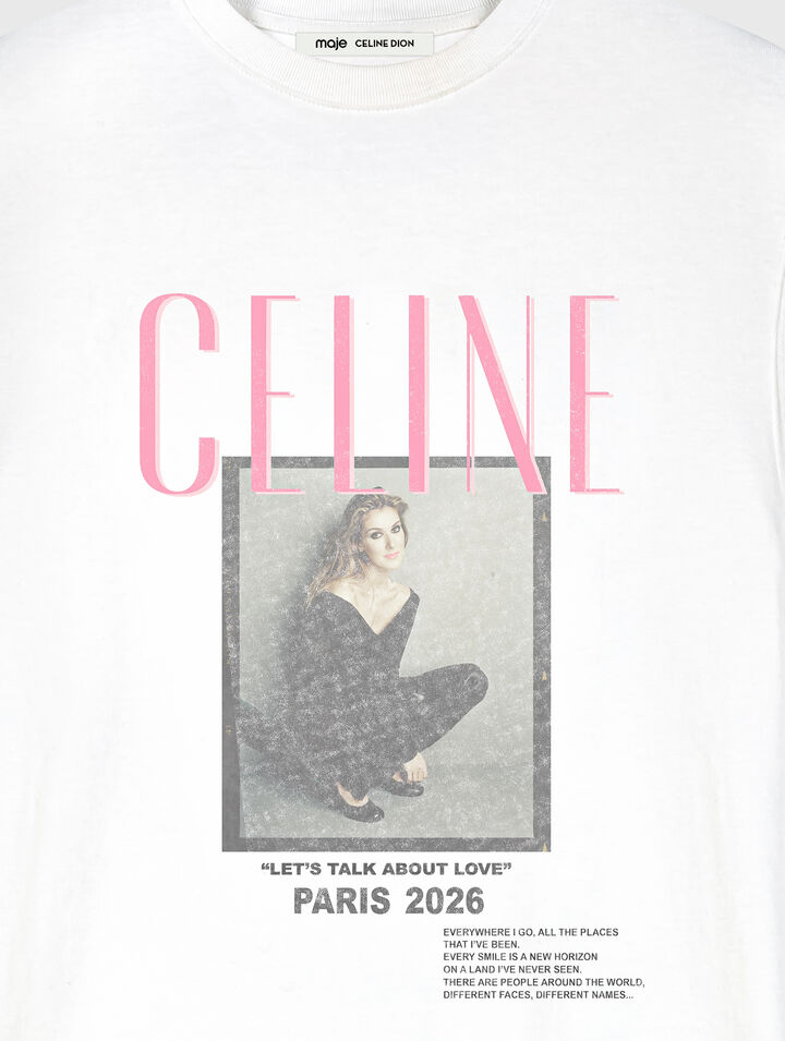 T-shirt Maje x C&eacute;line Dion