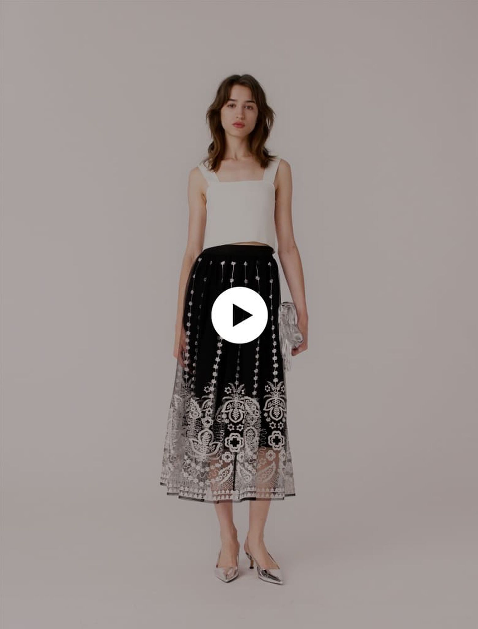 Crop top en maille