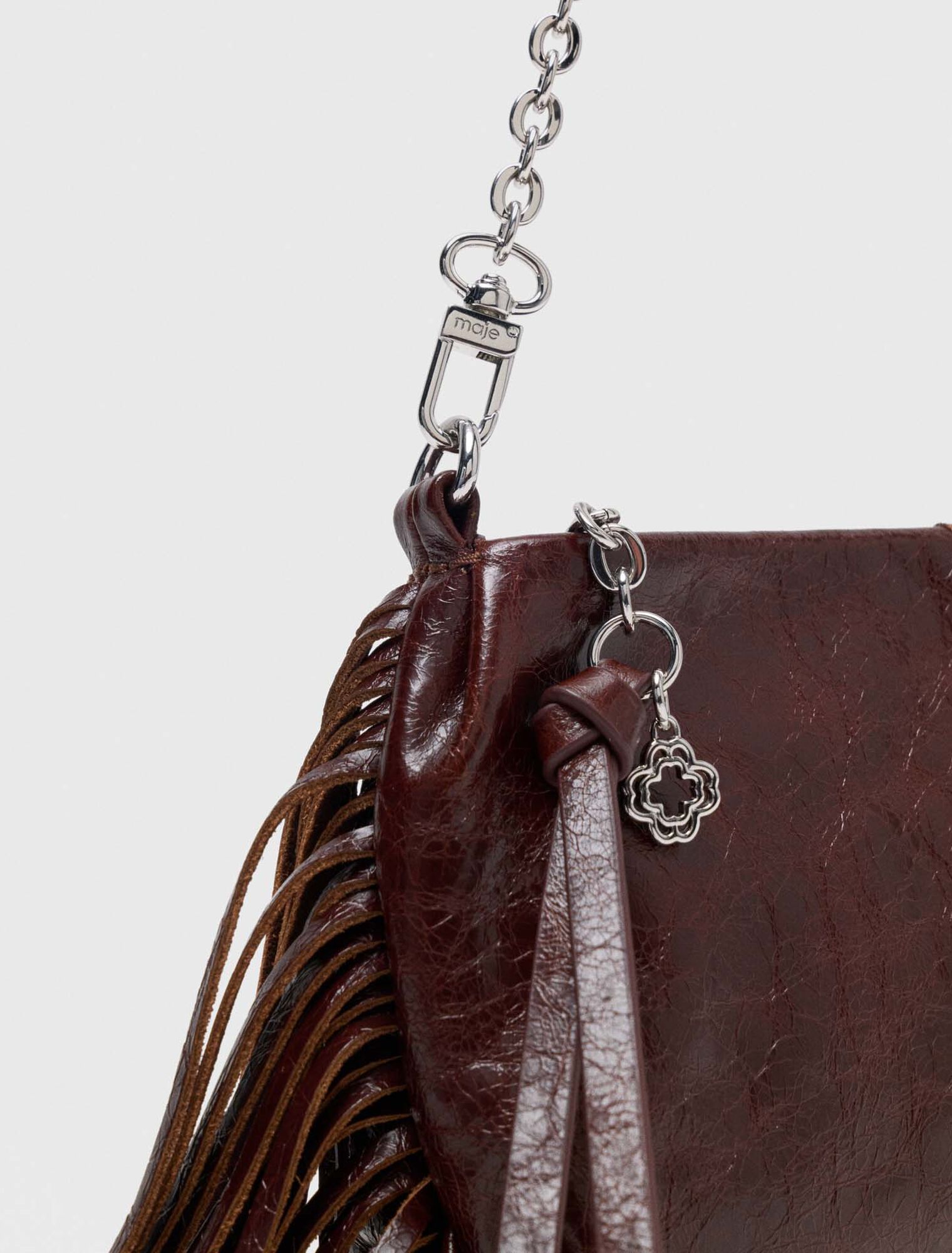 Pochette Miss M pouch en cuir vernis