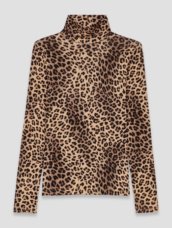 Tee shirt avec imprimé leopard