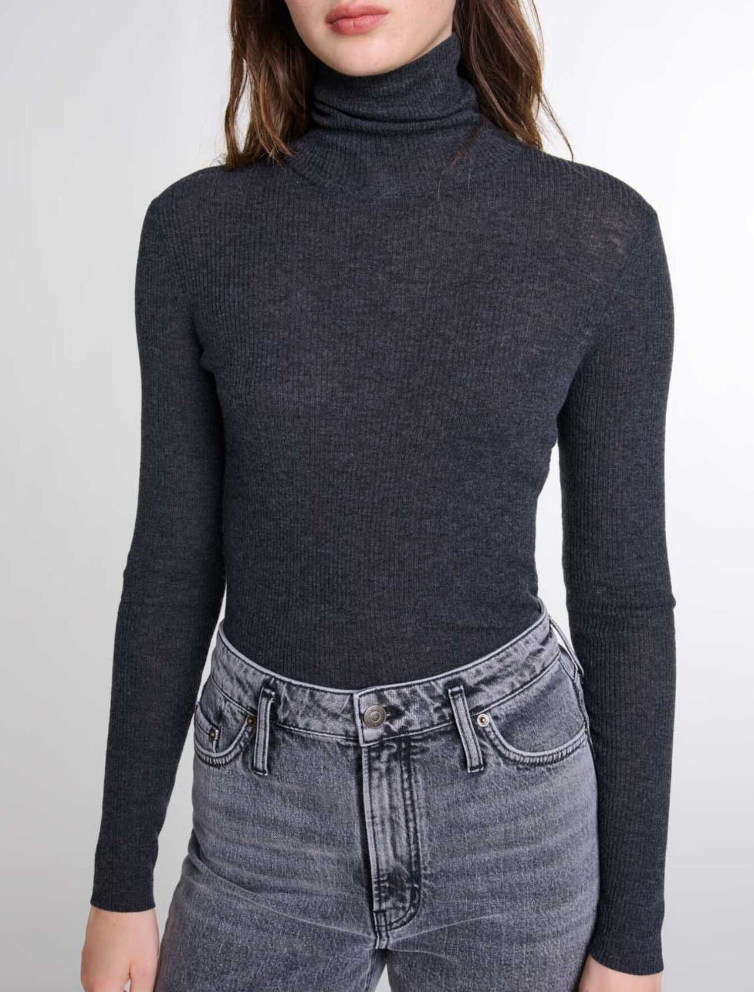 Pull en laine et soie