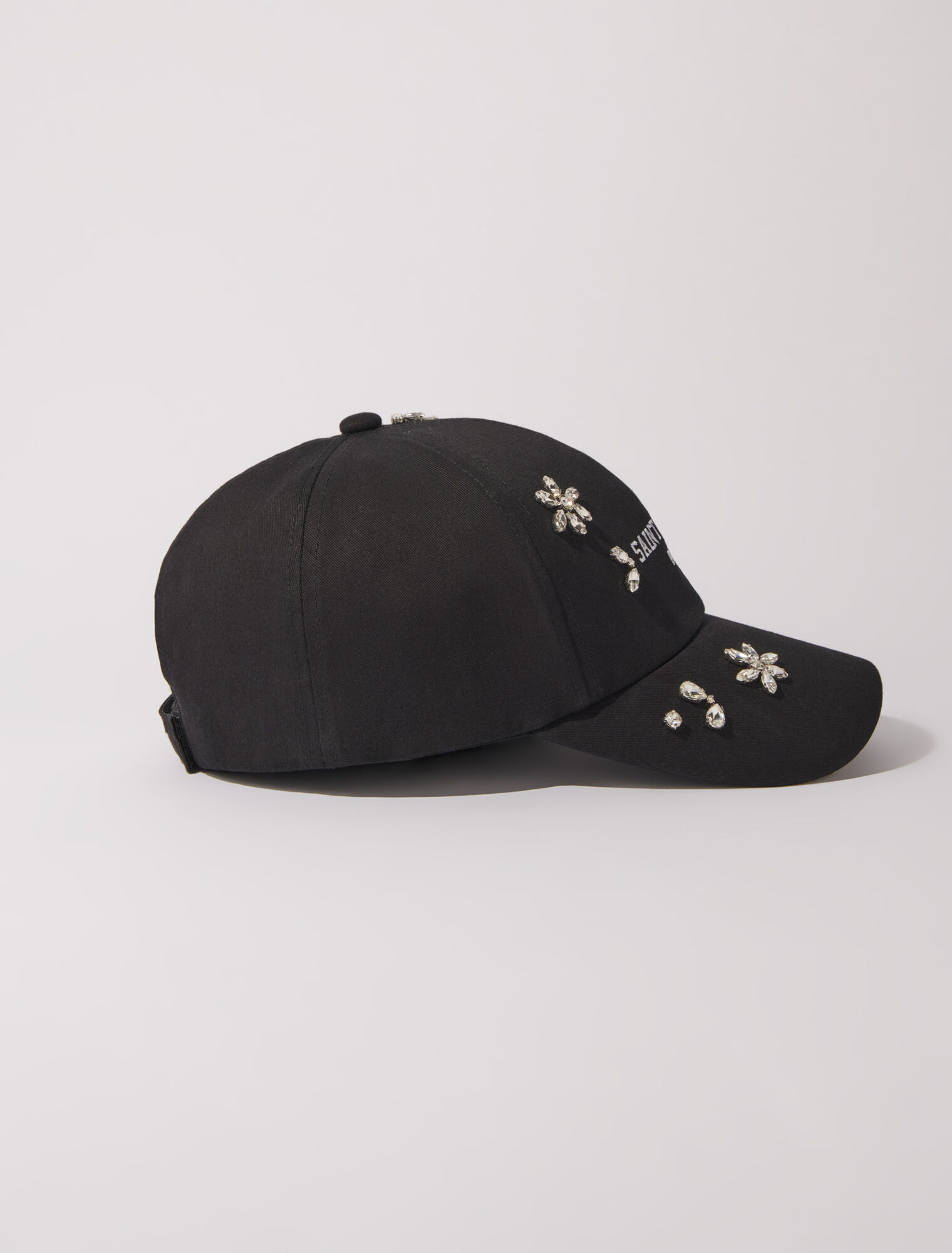 Casquette en coton et strass