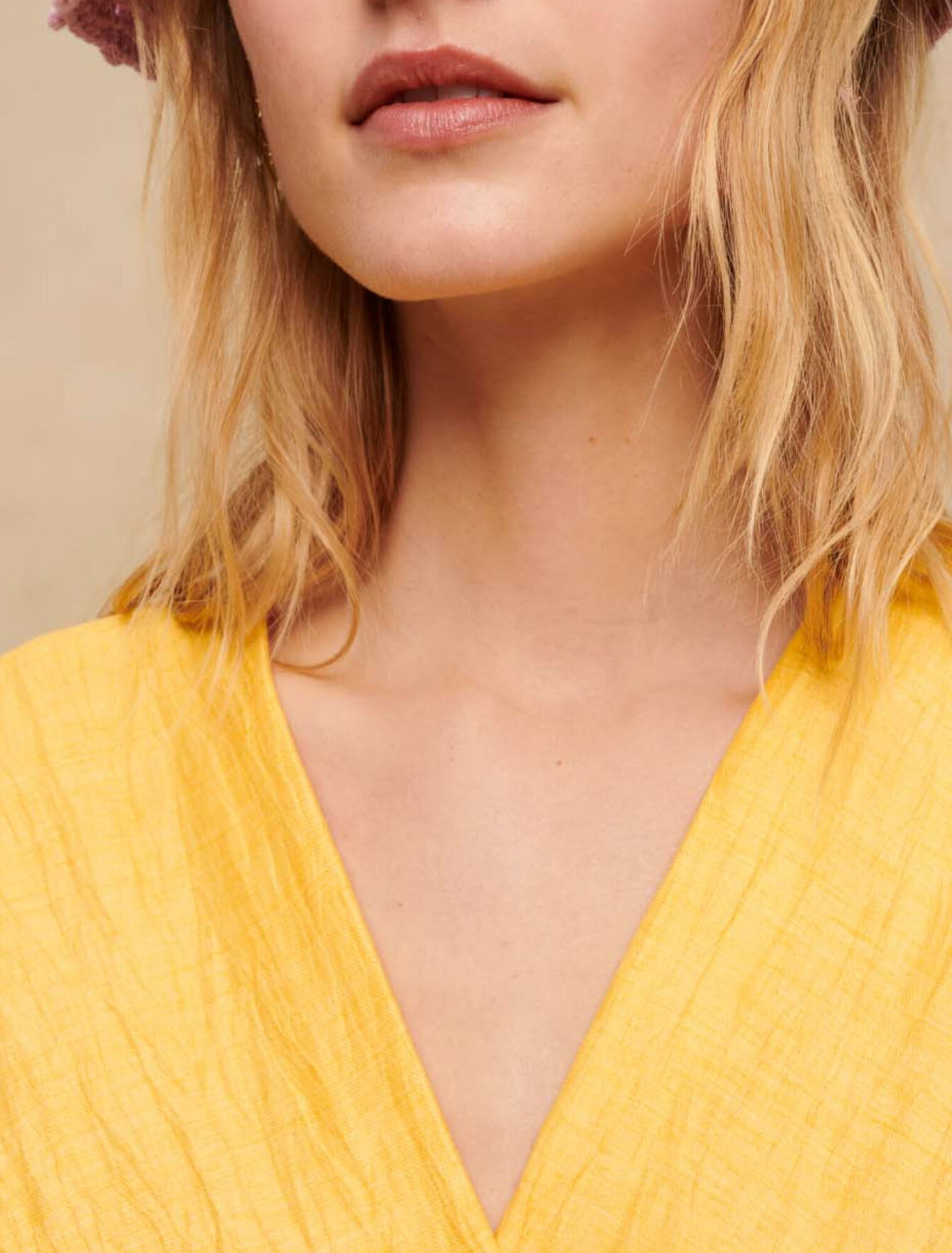 Robe portefeuille à nouer