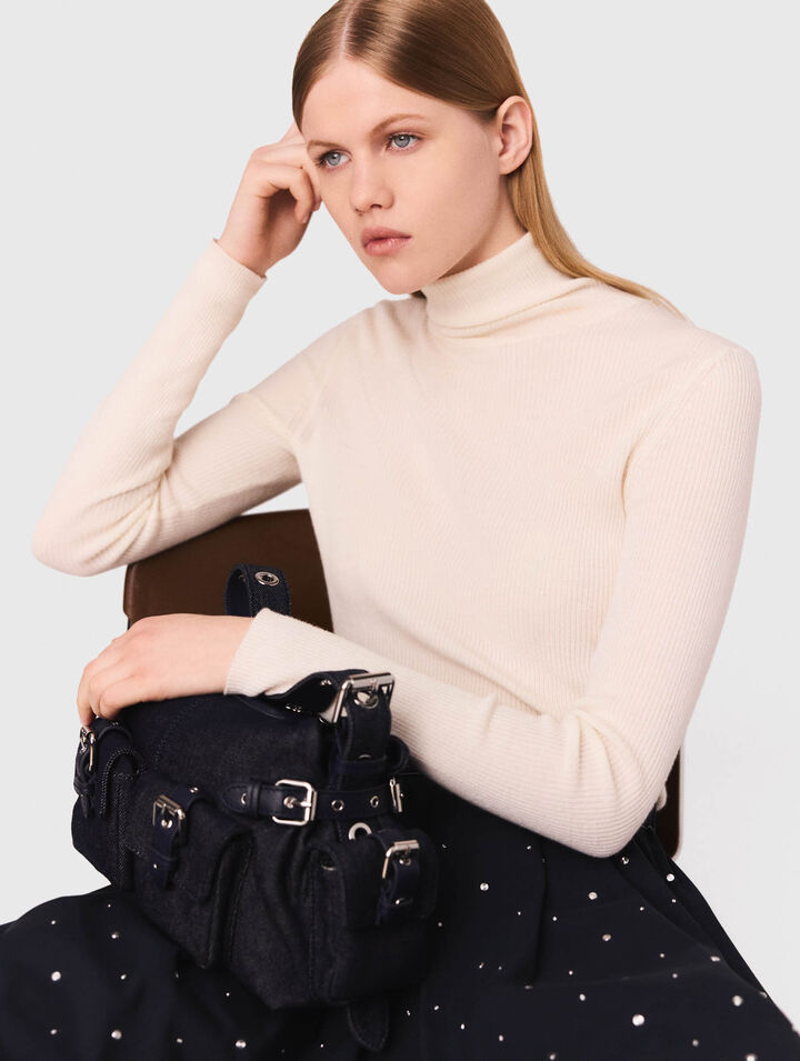 Pull en laine et soie