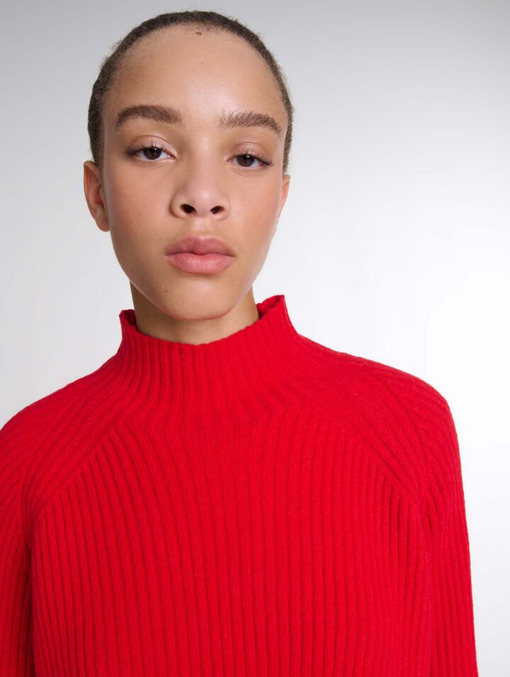 Robe courte 2-en-1 en maille