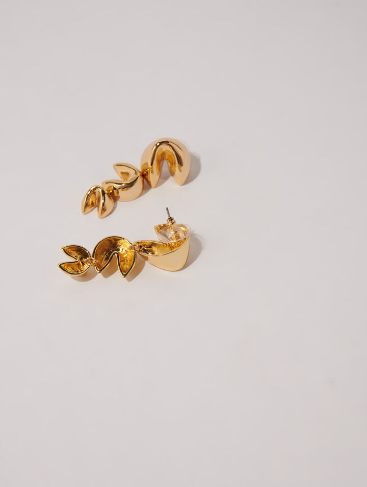 Boucles d'oreilles fortune cookie