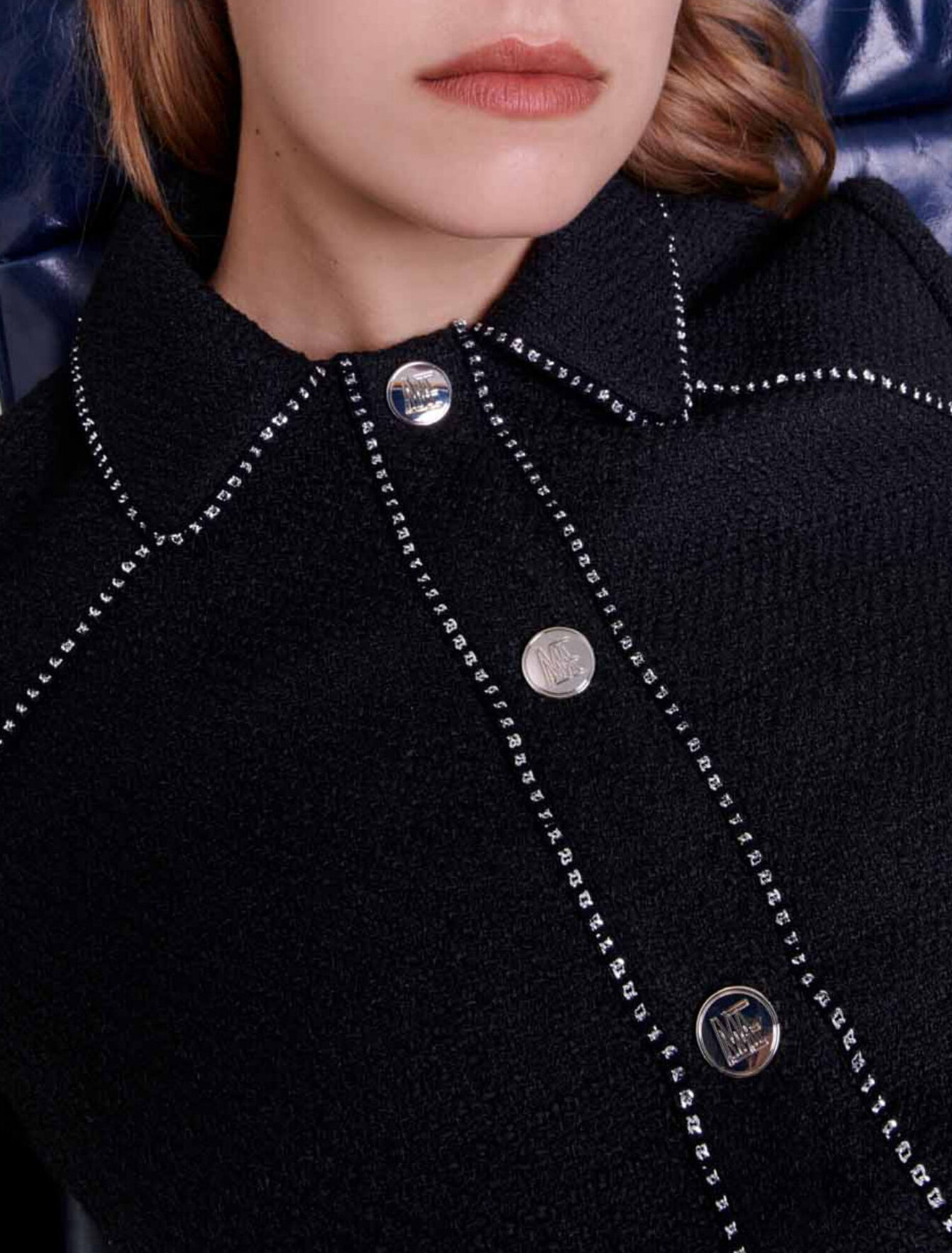 Robe courte en tweed