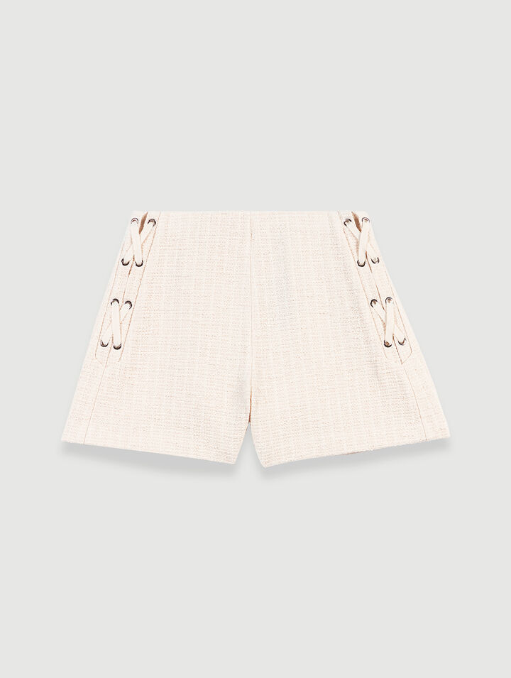 Short évasé en tweed