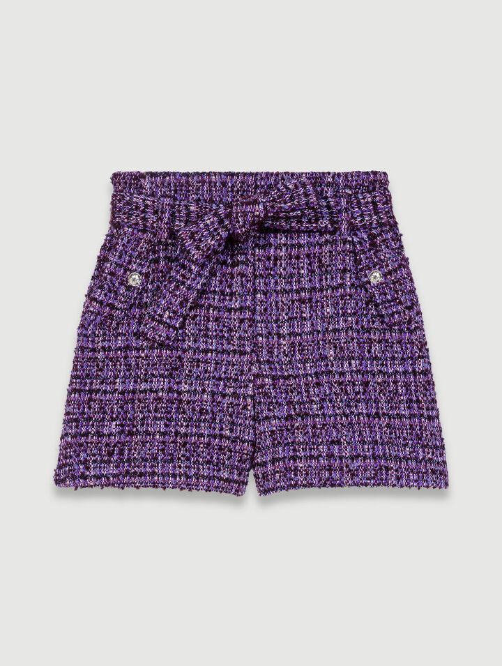 Short en tweed