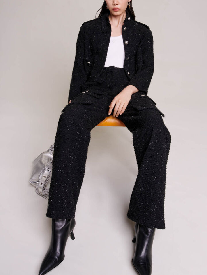 Pantalon en tweed